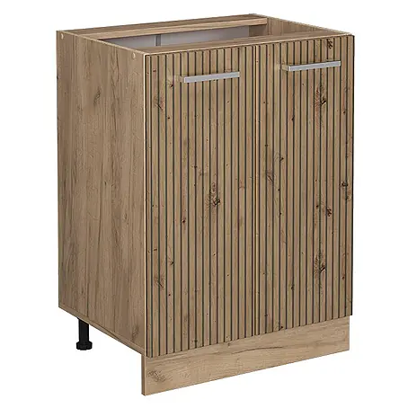 Vicco  Schrankküche R-Line Artisan-Eiche ohne Arbeitsplatte