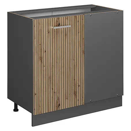 Vicco  Schrankküche R-Line Artisan-Eiche ohne Arbeitsplatte