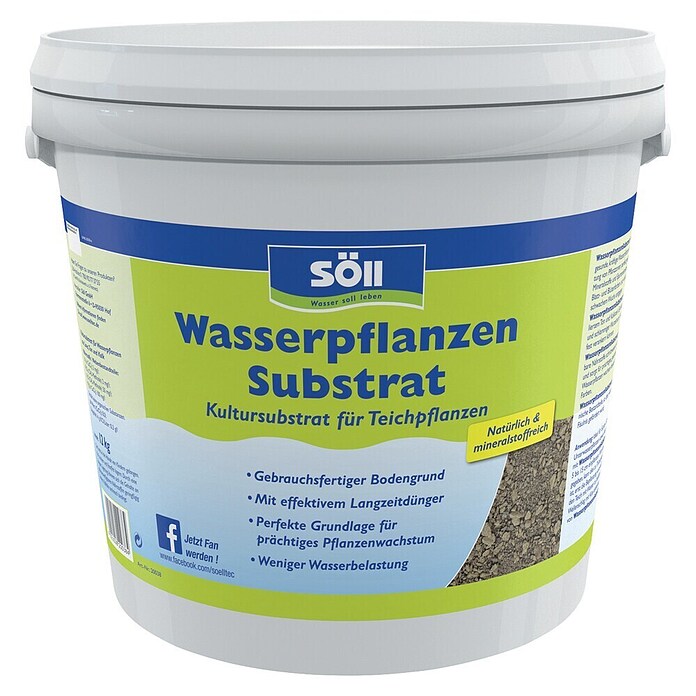 WASSERPFLANZENSUBSTRAT 12 KG