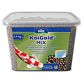 Söll Teich-Fischfutter (Nettomasse: 2,4 kg, Futtermittelart: Alleinfuttermittel)