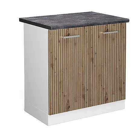 Vicco  Schrankküche R-Line Artisan-Eiche, AP Anthrazit
