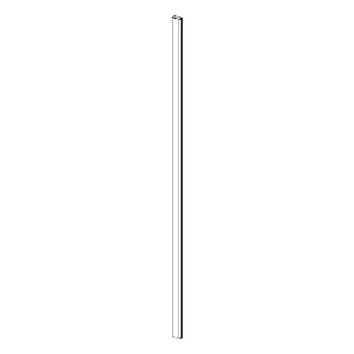 Camargue Vario Dusch-Türanschlag B9 - Höhe: 191,5 cm, Schwarz - Illustration eines schlanken, aufrechten Stabes.