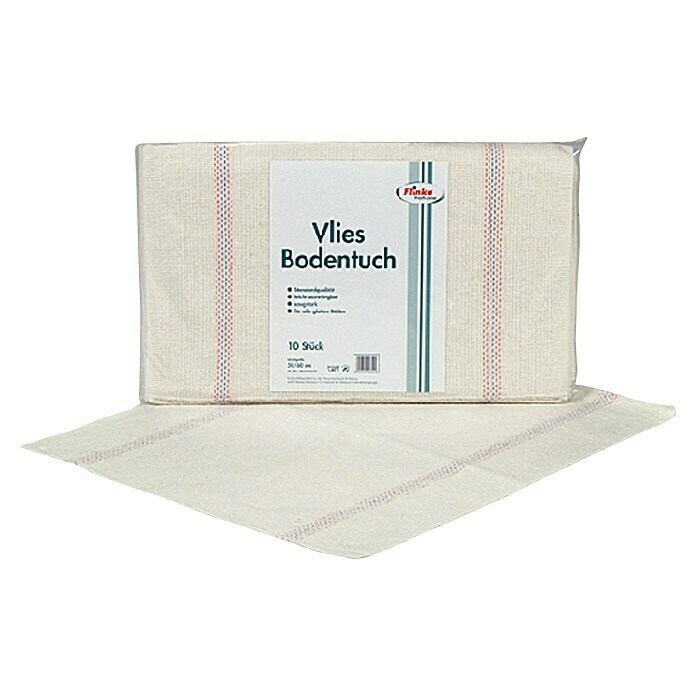 Flinka Profi-Line Vlies-Bodentuch gestreift10 Stk., 60 x 50 cm, Waschbar bis 60 °C Unknown