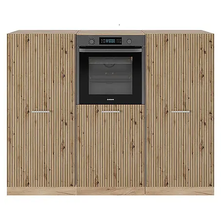Vicco  Küchenleerblock R-Line Artisan-Eiche/Goldkraft Eiche ohne Arbeitsplatte