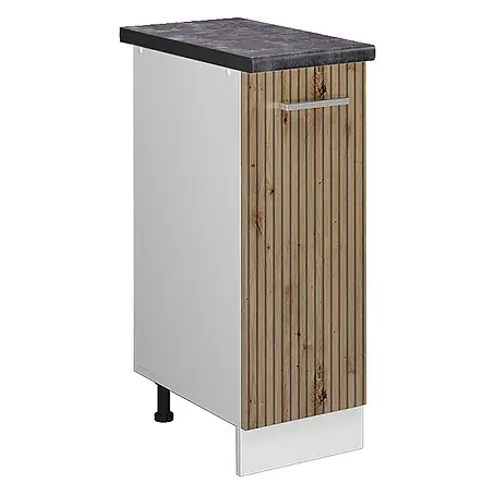Vicco  Schrankküche R-Line Artisan-Eiche, AP Anthrazit