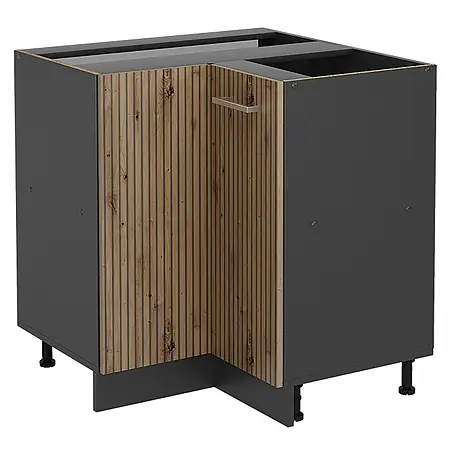 Vicco  Schrankküche R-Line Artisan-Eiche ohne Arbeitsplatte