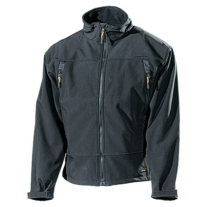 L.Brador Softshell-Jacke 554 PL, Schwarz Unknown