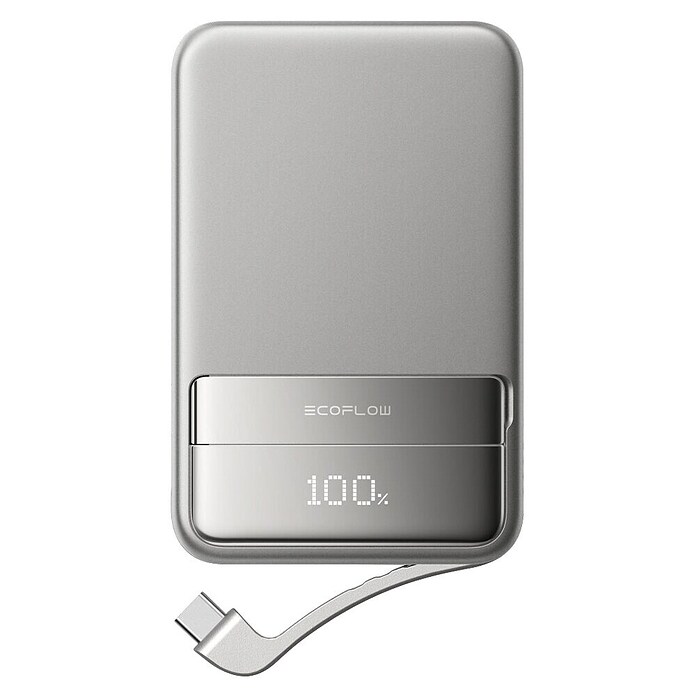 EcoFlow Powerbank Rapid (10 000 mAh, Silber) | BAUHAUS