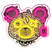 Lámpara LED decorativa Neon Punk Teddy Bear (Blanco, Oso) | BAUHAUS