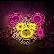 Lámpara LED decorativa Neon Punk Teddy Bear (Blanco, Oso) | BAUHAUS