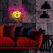 Lámpara LED decorativa Neon Punk Teddy Bear (Blanco, Oso) | BAUHAUS