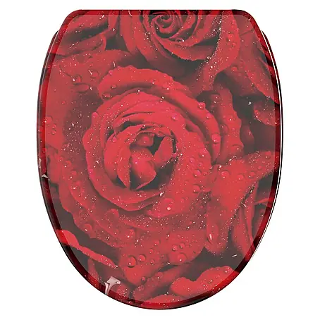 SANILO  WC-Sitz Rosen mit Schnellverschluss