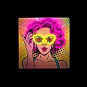 Lámpara LED decorativa Neon Power Woman (4,6 W, Power Woman, An x Al: 32 x 32 cm) | BAUHAUS