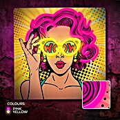 Lámpara LED decorativa Neon Power Woman (4,6 W, Power Woman, An x Al: 32 x 32 cm) | BAUHAUS