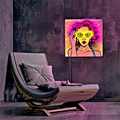 Lámpara LED decorativa Neon Power Woman (4,6 W, Power Woman, An x Al: 32 x 32 cm) | BAUHAUS