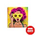 Lámpara LED decorativa Neon Power Woman 