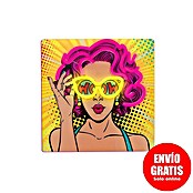 Lámpara LED decorativa Neon Power Woman (4,6 W, Power Woman, An x Al: 32 x 32 cm) | BAUHAUS