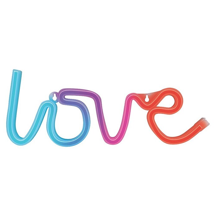 Lámpara LED decorativa Love RGB (Love RGB, An x Al: 35,5 x 13 cm) | BAUHAUS
