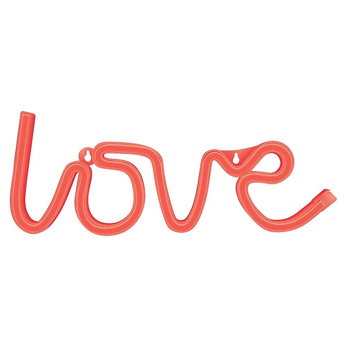 Lámpara LED decorativa Love RGB (Love RGB, An x Al: 35,5 x 13 cm) | BAUHAUS