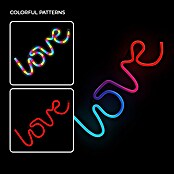 Lámpara LED decorativa Love RGB (Love RGB, An x Al: 35,5 x 13 cm) | BAUHAUS