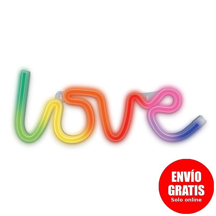 Lámpara LED decorativa Love RGB (Love RGB, An x Al: 35,5 x 13 cm) | BAUHAUS