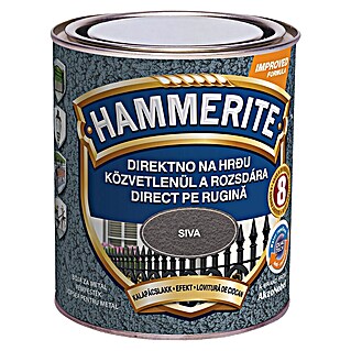 Hammerite Lak u boji (Alkidna smola, 750 ml, Sive boje, Sjaj)