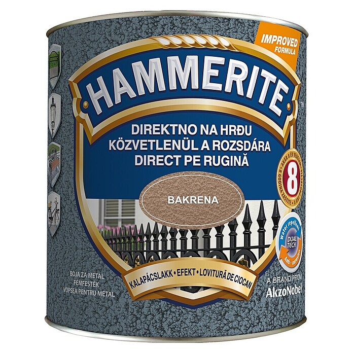 Hammerite Lak u boji  (Bakar, Sjaj, 2,5 l, Na bazi otapala) | BAUHAUS
