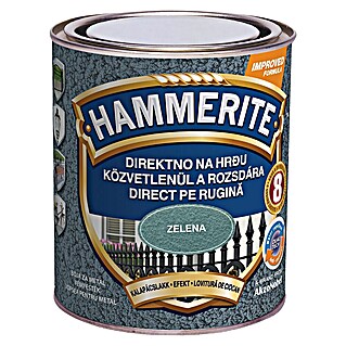 Hammerite Efekt lak (Zelene boje, Sjaj, 750 ml, Na bazi otapala)