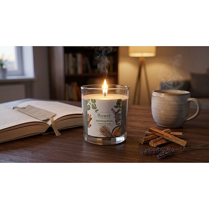 Duftkerze Citronella (Sandelholz, Ø x H: 7,1 x 8 cm, 25 h) | BAUHAUS