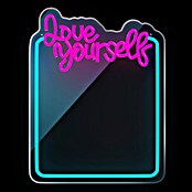 Lámpara LED decorativa Neon Mirror (5,2 W, Espejo Love, An x Al: 34,5 x 44 cm) | BAUHAUS