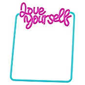 Lámpara LED decorativa Neon Mirror (5,2 W, Espejo Love, An x Al: 34,5 x 44 cm) | BAUHAUS