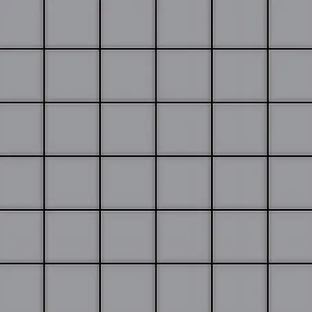 ALLOY  Mosaikfliese Mosaik Fliese massiv Edelstahl marine gebürstet grau Cinquanta-S-S-MB