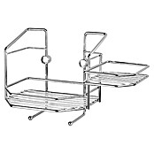 Venus Douchekorf Bars (16 x 30 x 19 cm, Chroom, Glanzend)