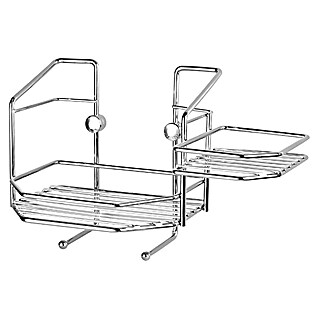 Venus Doucherek Bars (16 x 30 x 19 cm, Staal, Chroom)