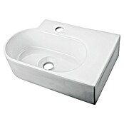 Camargue Lavabo pequeño Teneriffa (30,3 x 47,2 cm, Cerámica, Blanco)
