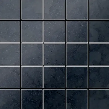 ALLOY  Mosaikfliese Mosaik Fliese massiv Metall Rohstahl gewalzt grau 1,6mm stark Century-RS
