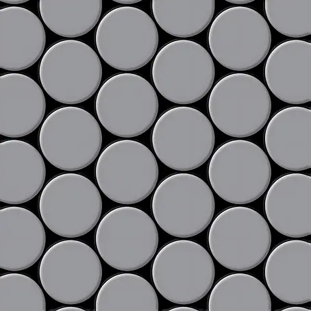ALLOY  Mosaikfliese Mosaik Fliese massiv Metall Edelstahl matt grau 1,6mm stark Dollar-S-S-MA