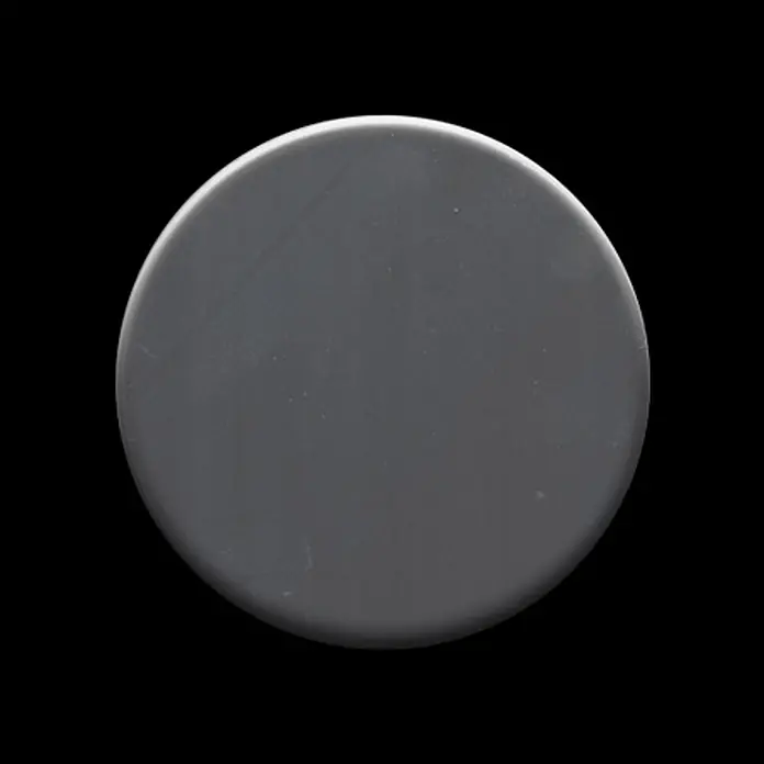 ALLOY Mosaikfliese Mosaik Fliese massiv Edelstahl marine hochglanz grau Medallion-S-S-MM - 313 x 256 mm, Grau, Silber, Blau, Hochglänzend - Runde, dunkelgraue Scheibe.