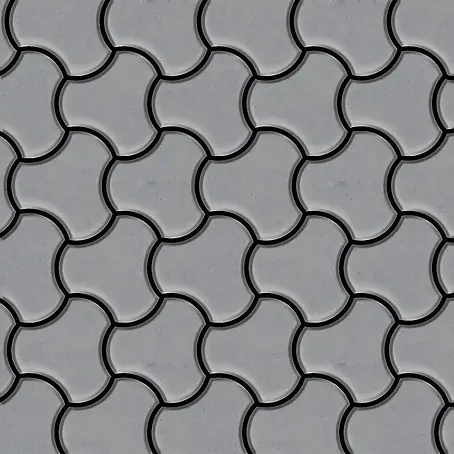 ALLOY  Mosaikfliese Mosaik Fliese massiv Metall Edelstahl matt grau 1,6mm stark Ubiquity-S-S-MA