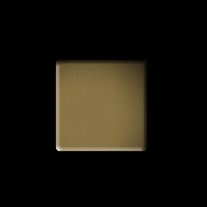 ALLOY Mosaikfliese Mosaik Fliese massiv Titan hochglänzend gold 1,6mm stark Attica-Ti-GM - 295 x 295 mm, Gold, Hochglänzend - Glattes, goldbraunes Quadratmuster mit abgerundeten Ecken.