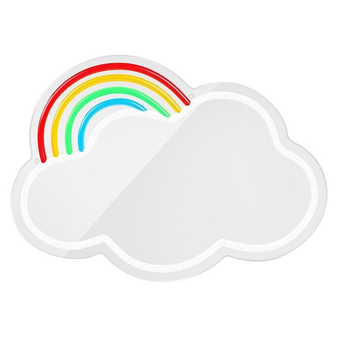 Lámpara LED decorativa Mirror LED Cloud (4 W, Espejo Nube, An x Al: 32 x 26 cm) | BAUHAUS