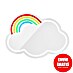 Lámpara LED decorativa Mirror LED Cloud 