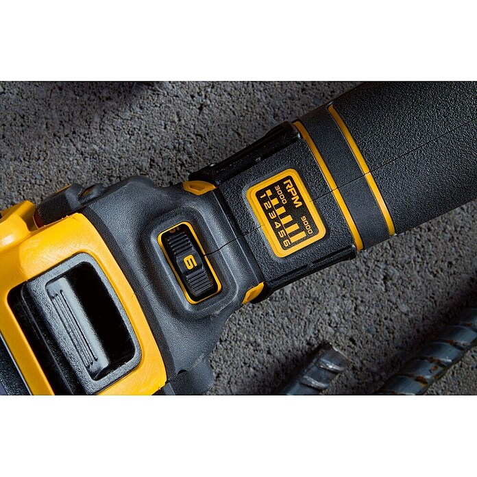 DeWalt XR 18V Amoladora tronzadora de batería DCG409VSX1T (18 V, 1 batería, 9 Ah) | BAUHAUS