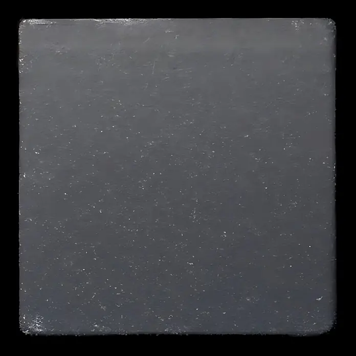 ALLOY Mosaikfliese Mosaik Fliese massiv Metall Rohstahl gewalzt grau 1,6mm stark Attica-RS - 295 x 295 mm, Grau, Sonstiges - Dunkelgraues quadratisches Materialmuster mit texturierter Oberfläche.