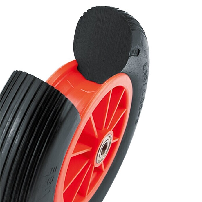 Stabilit Kotač za građevinska kolica  (Promjer: 39 cm, Nosivost: 100 kg, Širina od središta: 75 mm, Profil s utorima) | BAUHAUS