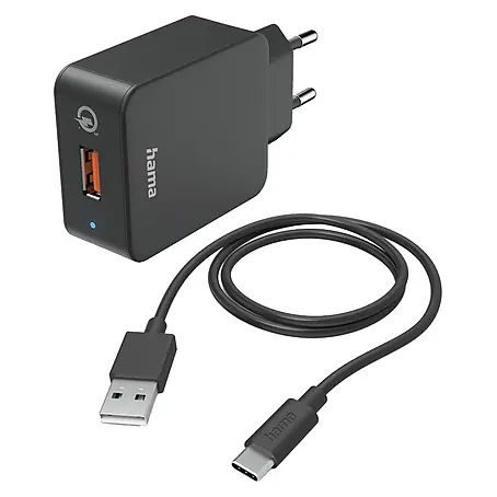 Hama  USB-Kabel 00201625 mit Ladekabel USB-C 195 W 1,5 m
