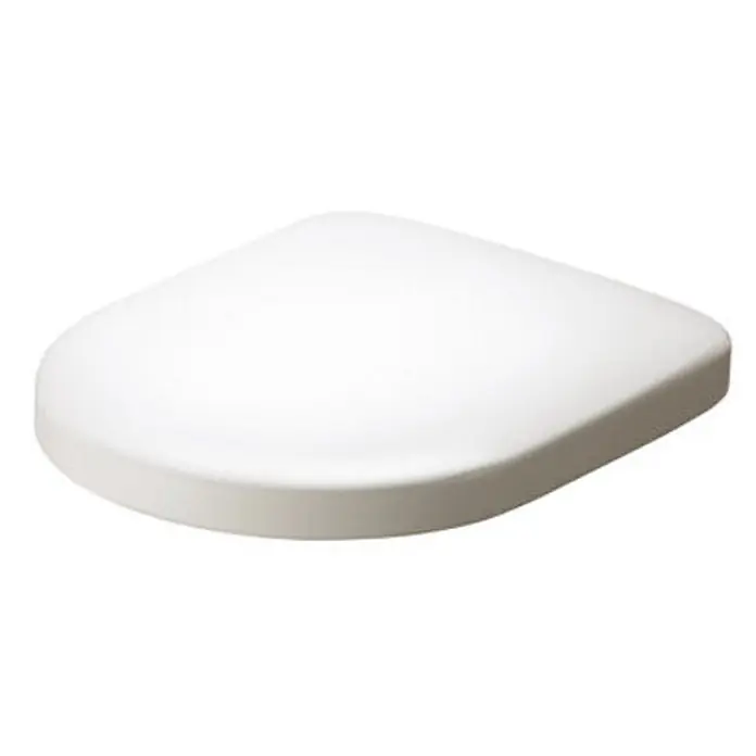 TOTO WC-Sitz -  - Weißer D-förmiger WC-Sitzdeckel.