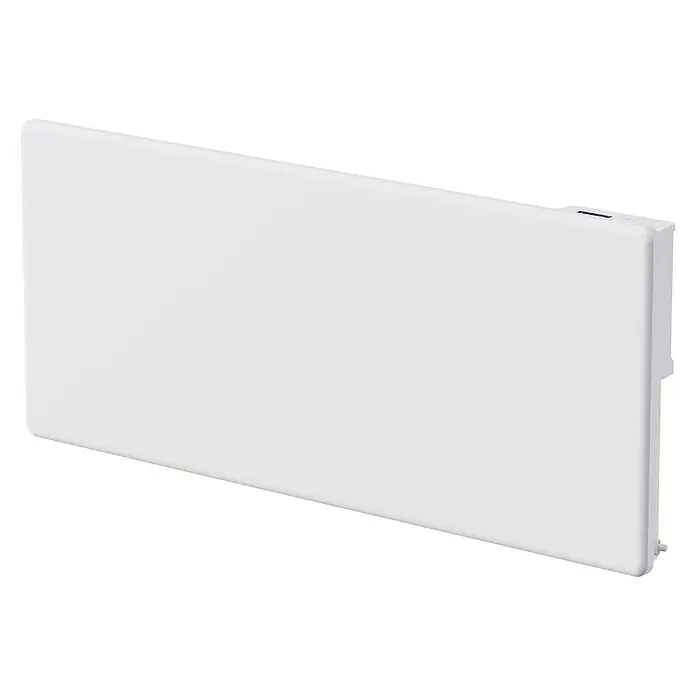 Sannover Planheizkörper Sanos 2000 W - B x H: 940 x 400 mm, Typ Heizkörper: Sonstige - Schlanker weißer Elektro-Konvektor mit digitalem Bedienfeld.