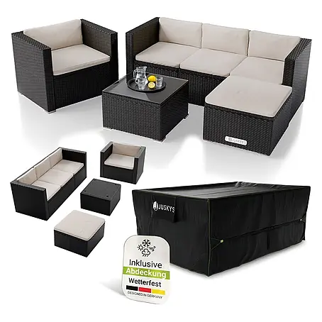 Juskys  Loungemöbel-Set Punta Cana