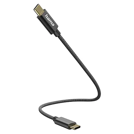 Hama  USB-Kabel 00201604 USB-C - USB-C 0 Nylon 20 cm
